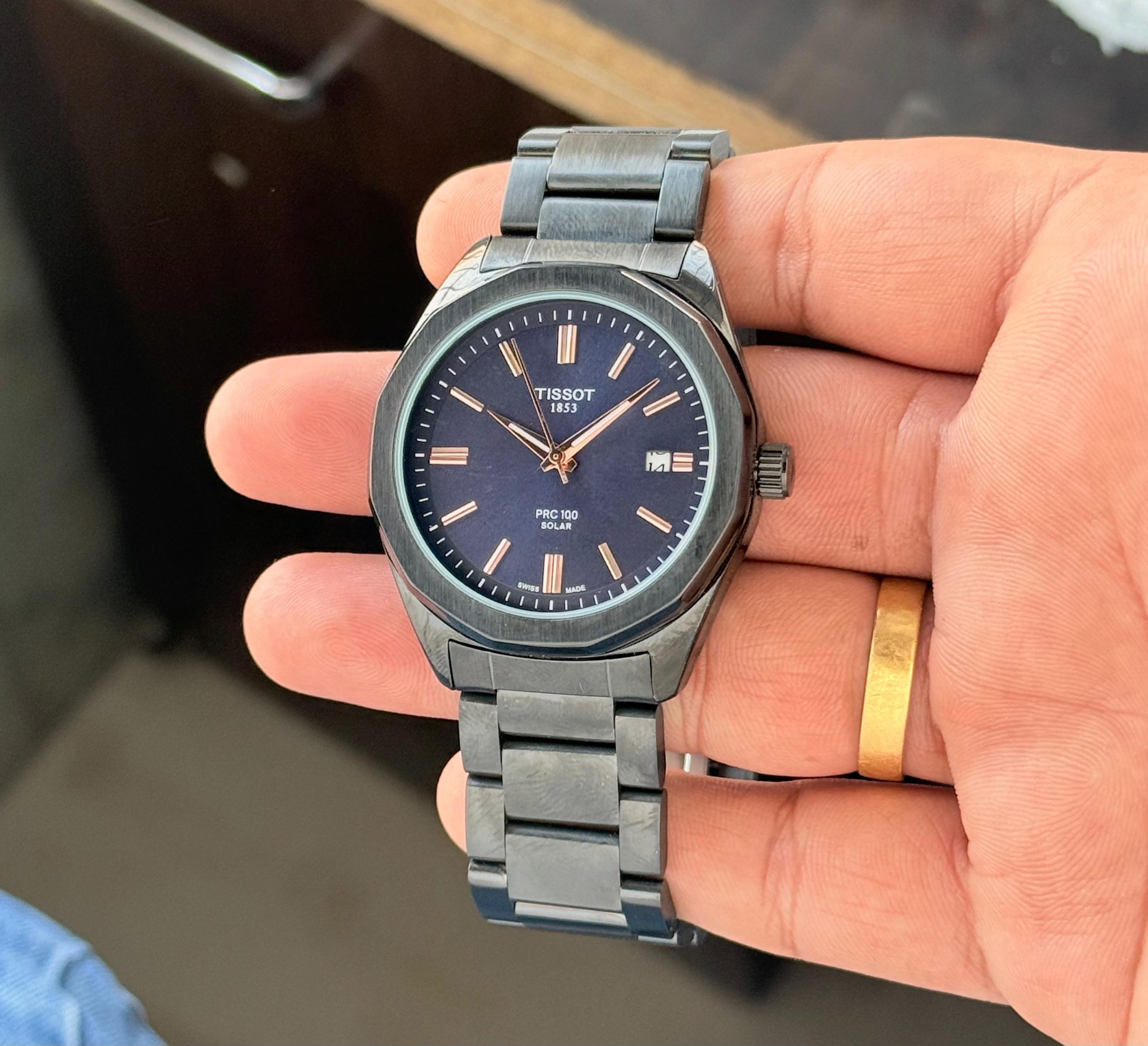 Brand -Tissot PRC100 Solar Movement-Japanese Automatic Back Open Machinery